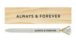 Always & Forever Wood Box Pen